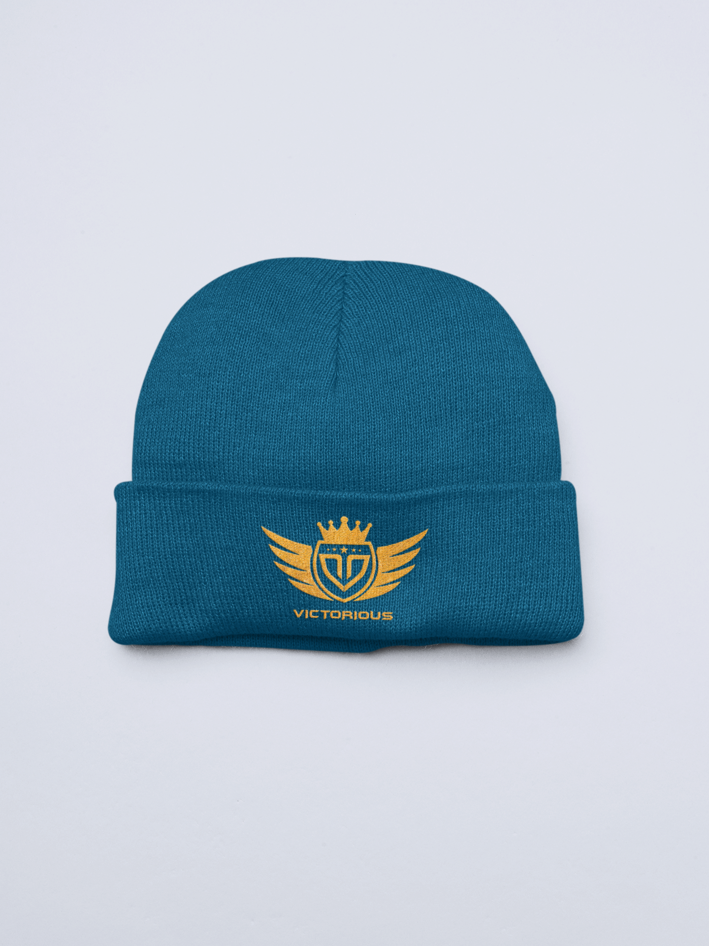 Blue Crest Beanie